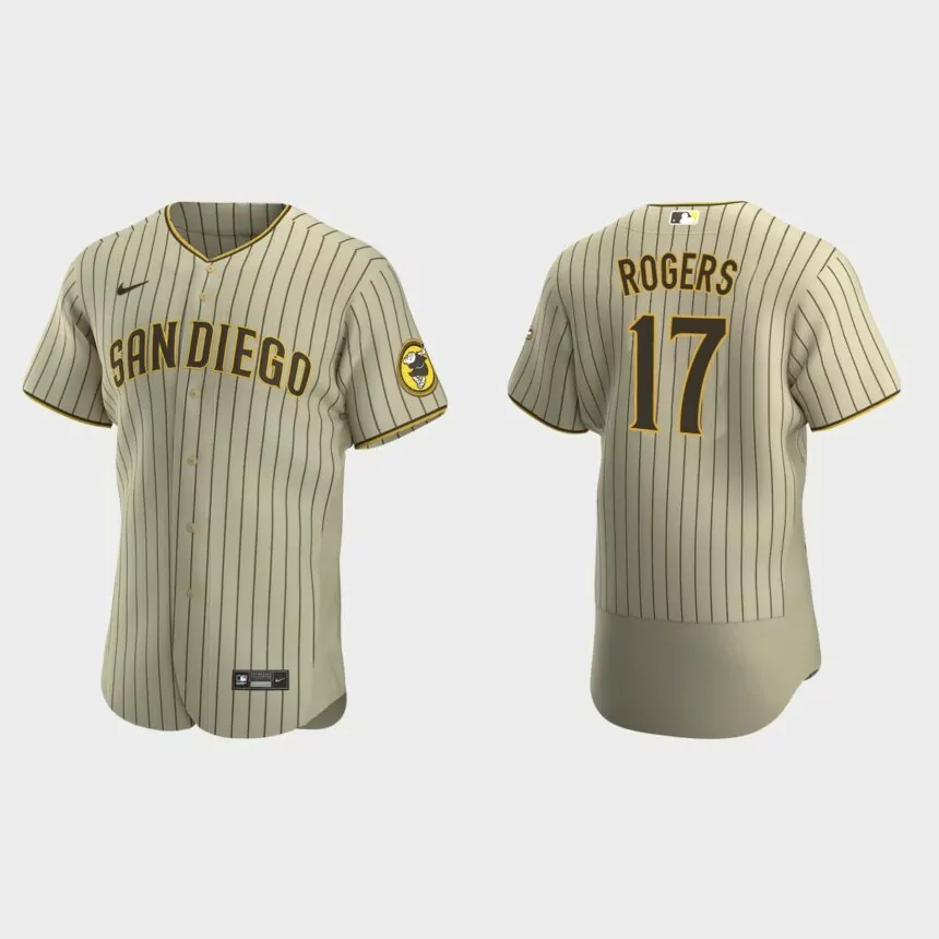 Taylor Rogers San Diego Padres Authentic Alternate Jersey – Tan Brown