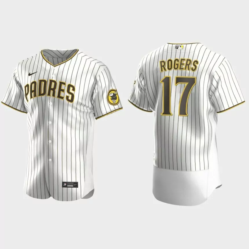 Taylor Rogers San Diego Padres Authentic Alternate Jersey – White Brown
