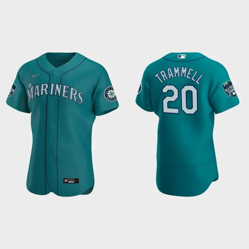 Taylor Trammell Seattle Mariners 2023 MLB All-Star Game Jersey – Aqua
