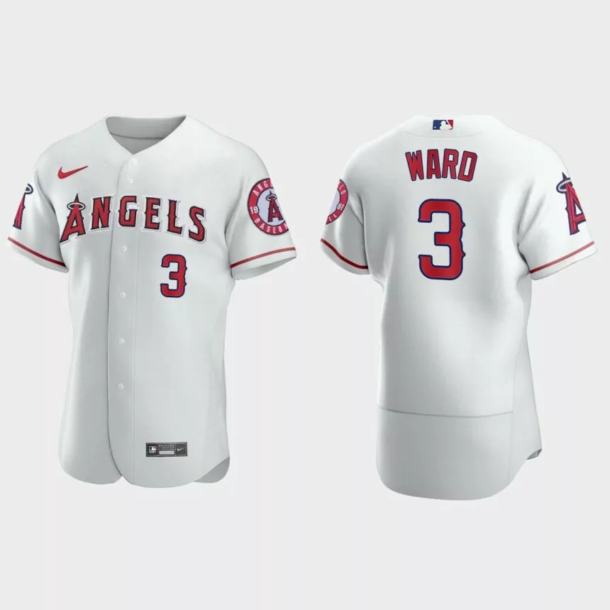 Taylor Ward Los Angeles Angels Authentic Home Jersey – White