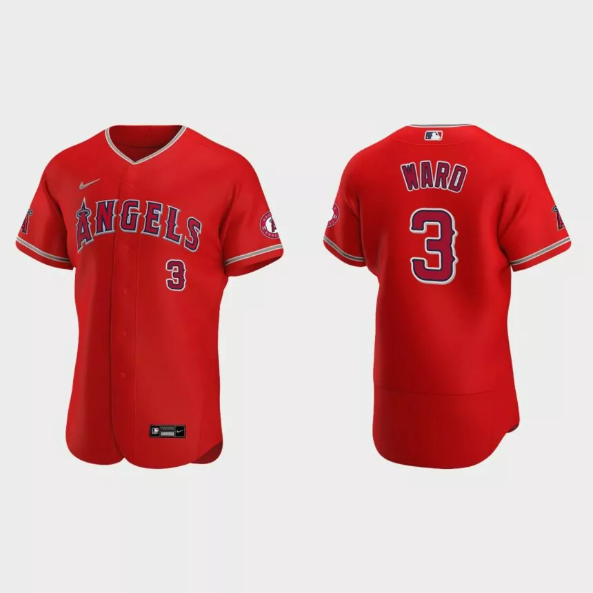 Taylor Ward Los Angeles Angels Authentic Jersey – Red