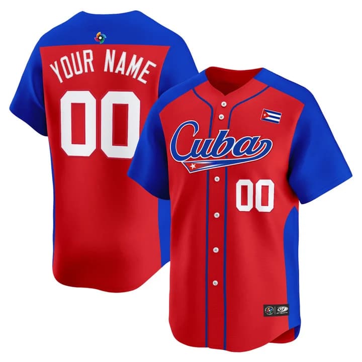 Team Cuba World Baseball Classic Vapor Premier Custom Jersey - 2026  Roster - All Stitched