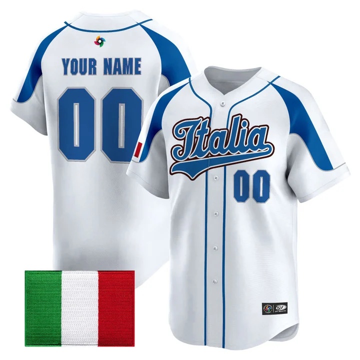 Team Italy 2026 World Baseball Classic Vapor Premier Custom Jersey  - All Stitched