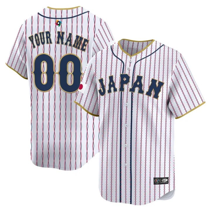 Team Japan World Baseball Classic Vapor Premier Custom Jersey - 2026 Roster  - All Stitched