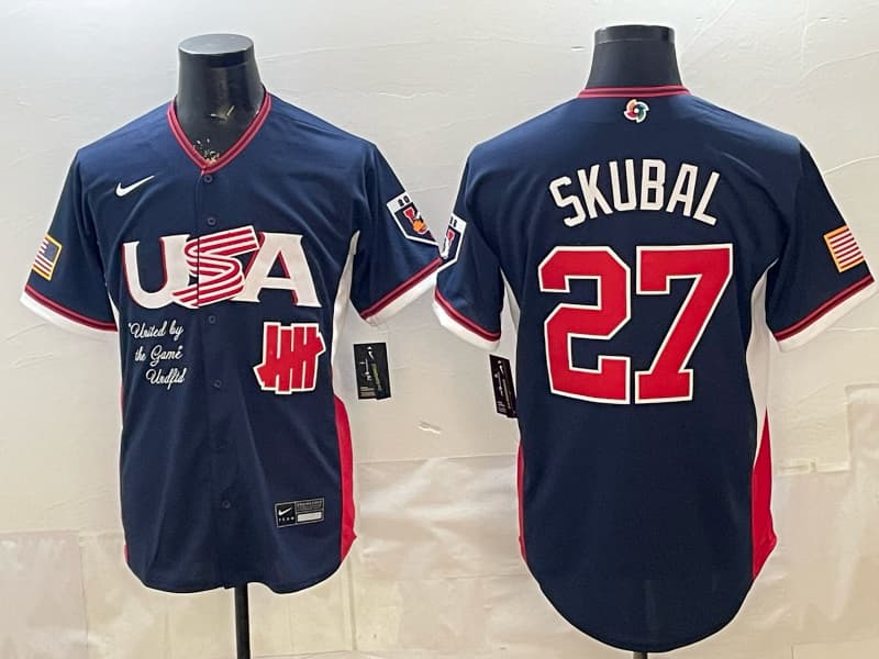 Team USA World Baseball Classic Vapor Premier Jersey 27 SKUBAL