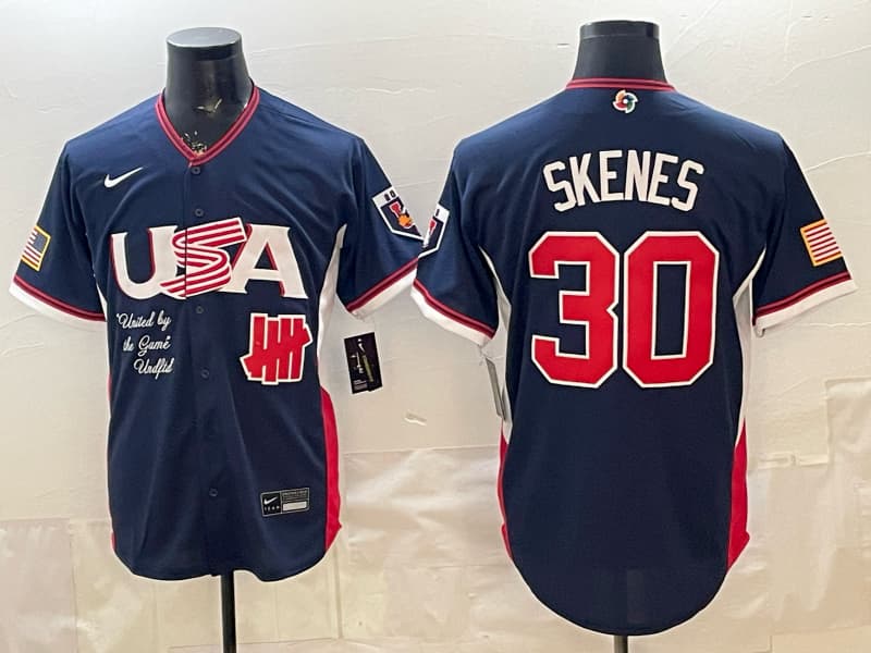 Team USA World Baseball Classic Vapor Premier Jersey 30  SKENES
