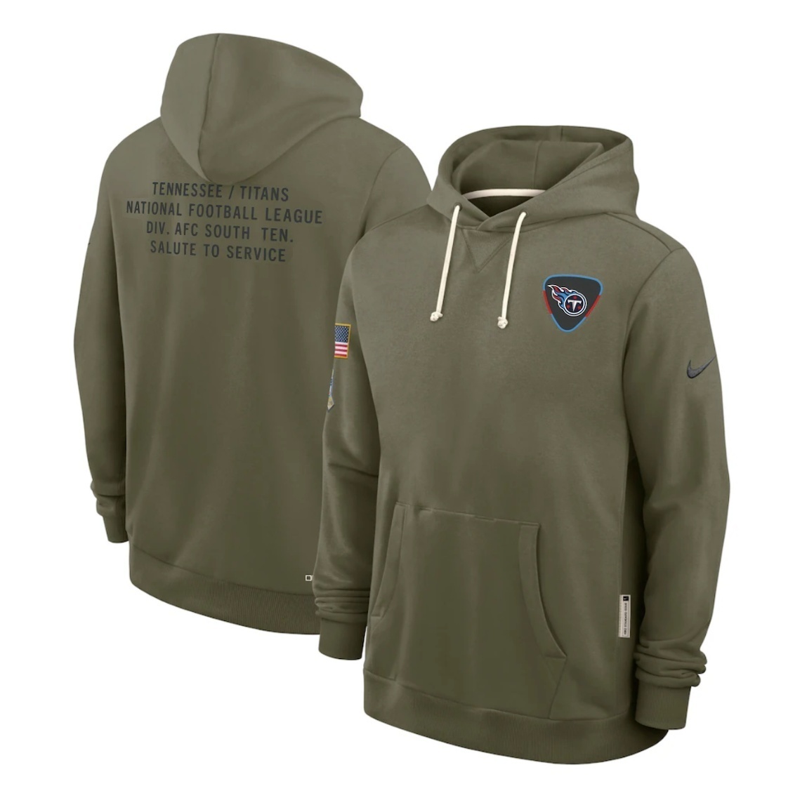 Tennessee Titans  2025 Salute to Service Limited Football Stitched hoodie Jersey