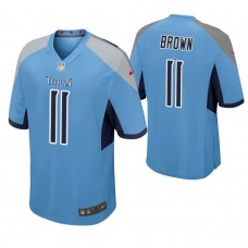 Tennessee Titans #11 A.J. Brown 2019 NFL Draft Light Blue Game Jersey