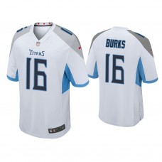Tennessee Titans #16 Treylon Burks White Game 2022 NFL Draft Jersey