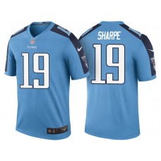 Tennessee Titans #19 Tajae Sharpe Light Blue Color Rush Legend Jersey