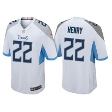 Tennessee Titans #22 Derrick Henry White 2018 Game Jersey