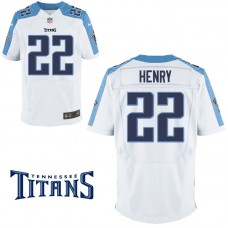 Tennessee Titans #22 Derrick Henry White Elite Jersey