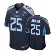 Tennessee Titans #25 Adoree' Jackson 20th Anniversary Game Navy Jersey