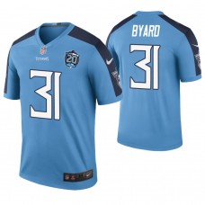 Tennessee Titans #31 Kevin Byard Light Blue 20th Anniversary Color Rush Legend Jersey