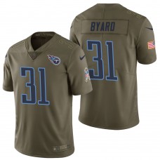 Tennessee Titans #31 Kevin Byard Olive 2017 Salute to Service Limited Jersey