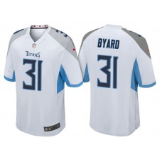 Tennessee Titans #31 Kevin Byard White 2018 Game Jersey