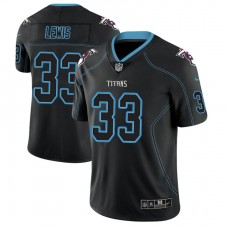 Tennessee Titans #33 Dion Lewis 2018 Lights Out Color Rush Limited Black Jersey