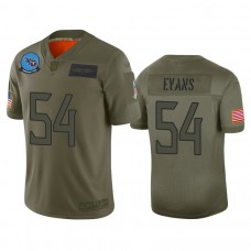 Tennessee Titans #54 Rashaan Evans Camo 2019 Salute to Service Limited Jersey