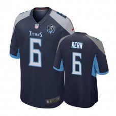 Tennessee Titans #6 Brett Kern 20th Anniversary Game Navy Jersey