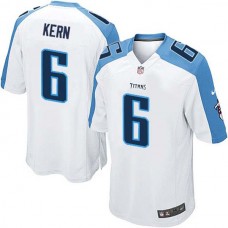 Tennessee Titans #6 Brett Kern Game White Jersey