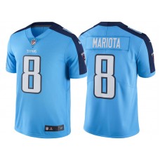 Tennessee Titans #8 Marcus Mariota Light Blue Vapor Untouchable Limited Player Jersey