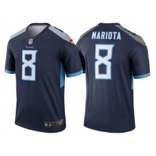 Tennessee Titans #8 Marcus Mariota Navy Legend Jersey