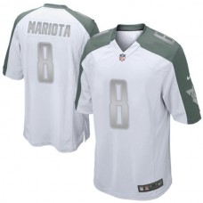 Tennessee Titans #8 Marcus Mariota Platinum Limited White Jersey