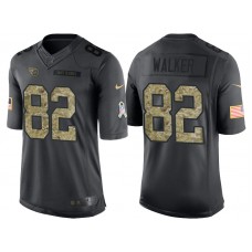 Tennessee Titans #82 Delanie Walker Camo Anthracite 2016 Salute to Service Limited Jersey