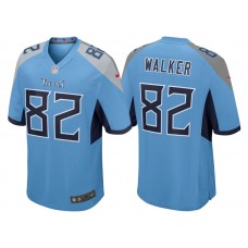 Tennessee Titans #82 Delanie Walker Light Blue 2018 Game Jersey
