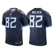 Tennessee Titans #82 Delanie Walker Navy Legend Jersey