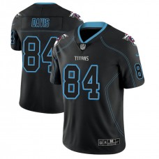 Tennessee Titans #84 Corey Davis 2018 Lights Out Color Rush Limited Black Jersey