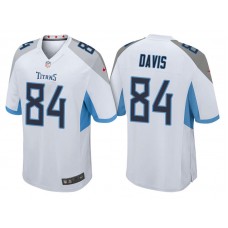 Tennessee Titans #84 Corey Davis White 2018 Game Jersey