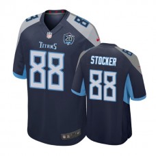 Tennessee Titans #88 Luke Stocker 20th Anniversary Game Navy Jersey