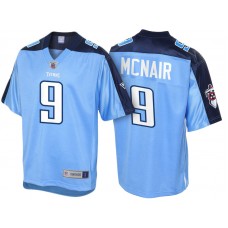 Tennessee Titans #9 Steve McNair Light Blue Retired Player Jersey