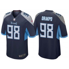 Tennessee Titans #98 Brian Orakpo Navy 2018 Game Jersey