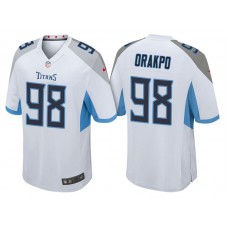 Tennessee Titans #98 Brian Orakpo White 2018 Game Jersey