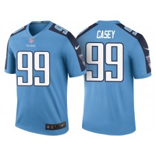 Tennessee Titans #99 Jurrell Casey Light Blue Color Rush Legend Jersey