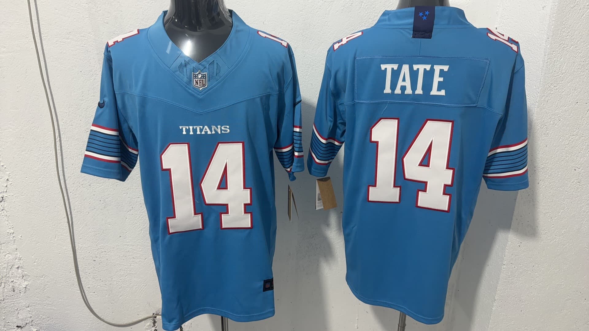 Tennessee Titans 2026 Vapor Limited   Jersey 14  TATE