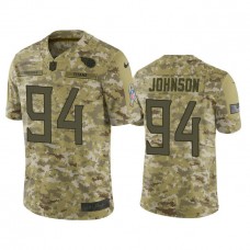 Tennessee Titans Austin Johnson #94 Camo Jersey 2018 Salute to Service