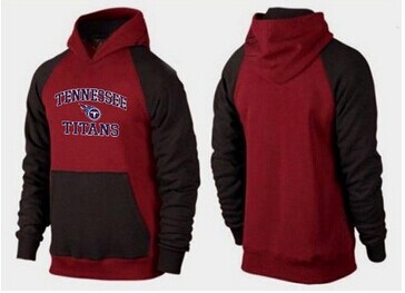 Tennessee Titans Heart & Soul Pullover Hoodie Burgundy Red & Black