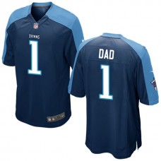 Tennessee Titans Navy #1 Dad Jersey - Father's Day