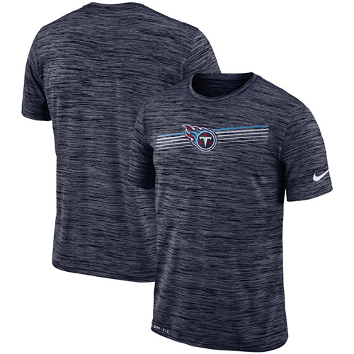 Tennessee Titans Nike Sideline Velocity Performance T-Shirt Heathered Navy