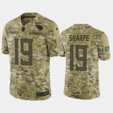 Tennessee Titans Tajae Sharpe #19 Camo Jersey 2018 Salute to Service