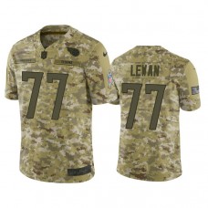 Tennessee Titans Taylor Lewan #77 Camo Jersey 2018 Salute to Service