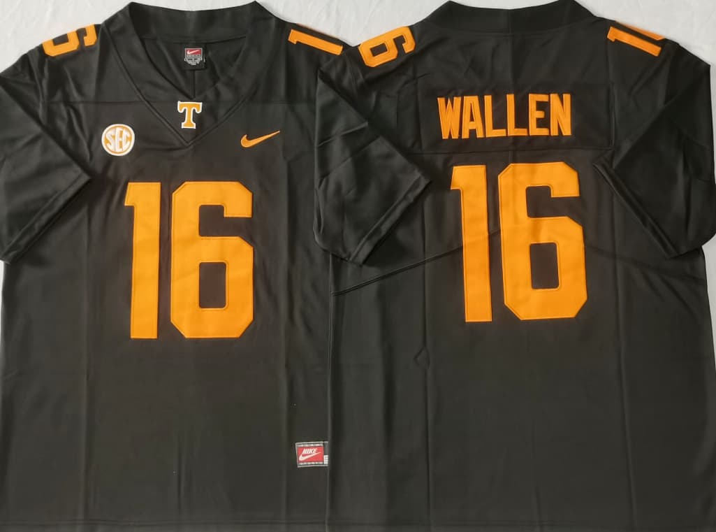 Tennessee Volunteers   Black #16 WALLEN