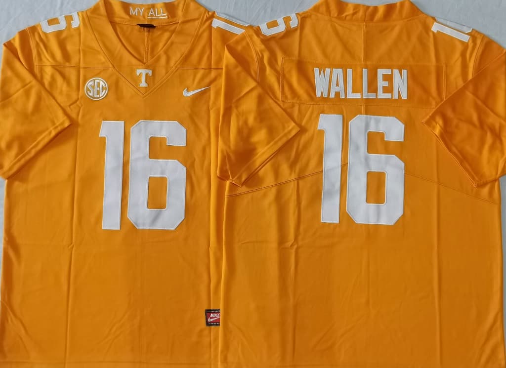 Tennessee Volunteers  Orange #16 WALLEN