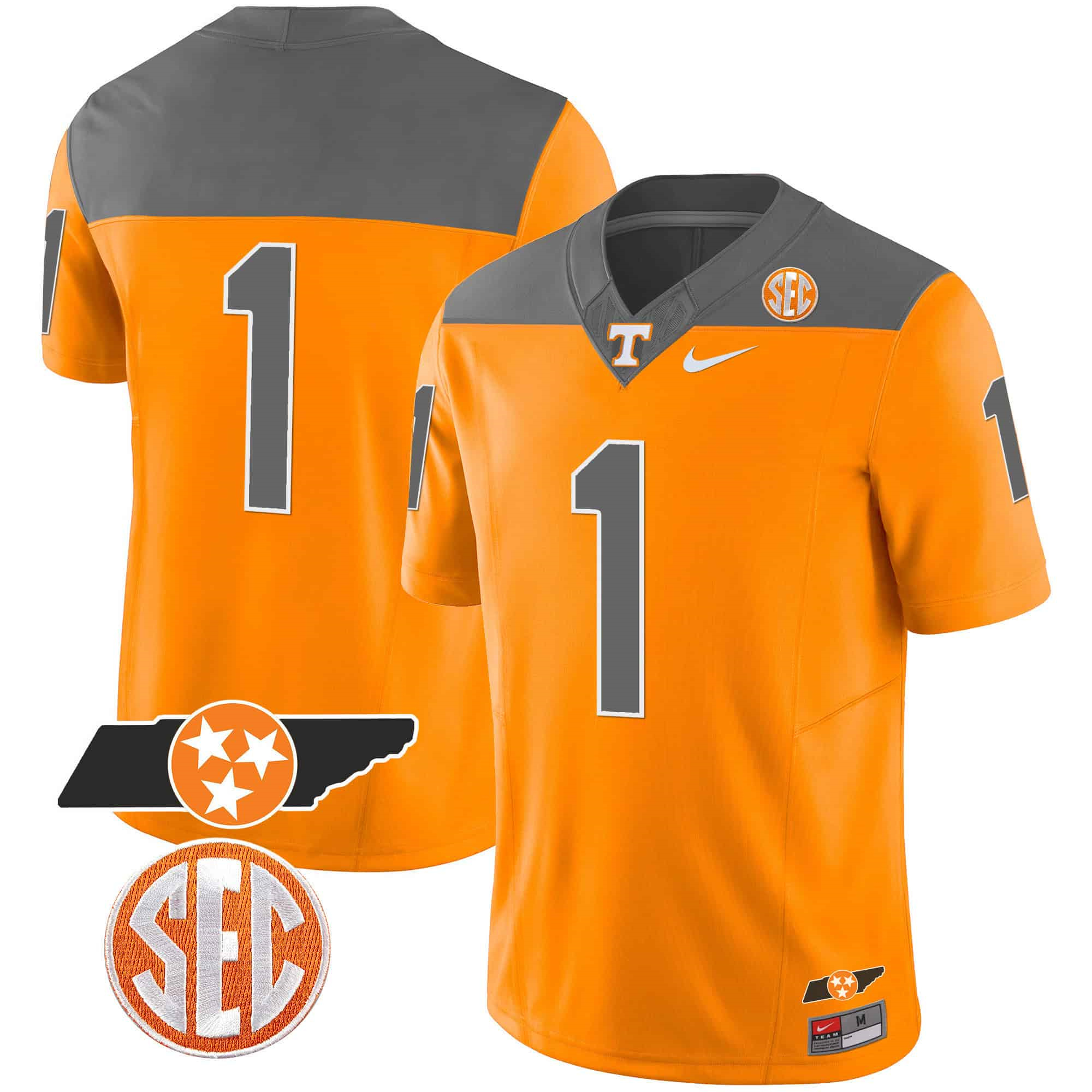 Tennessee Volunteers 2023 Alternate Vapor Limited  Jersey V3 – All Stitched Inverted#1  no name
