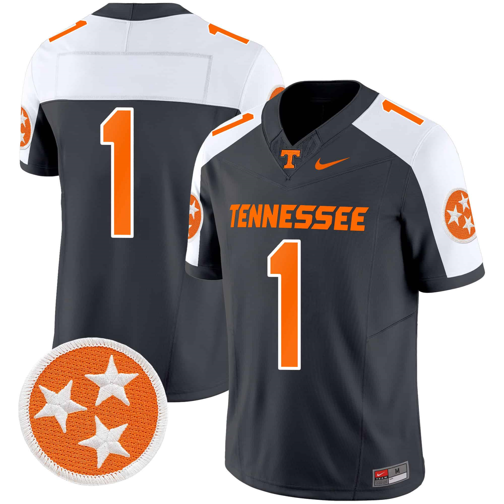 Tennessee Volunteers 2024 Vapor Limited   Jersey – All Stitched Grey Alternate #1 no name