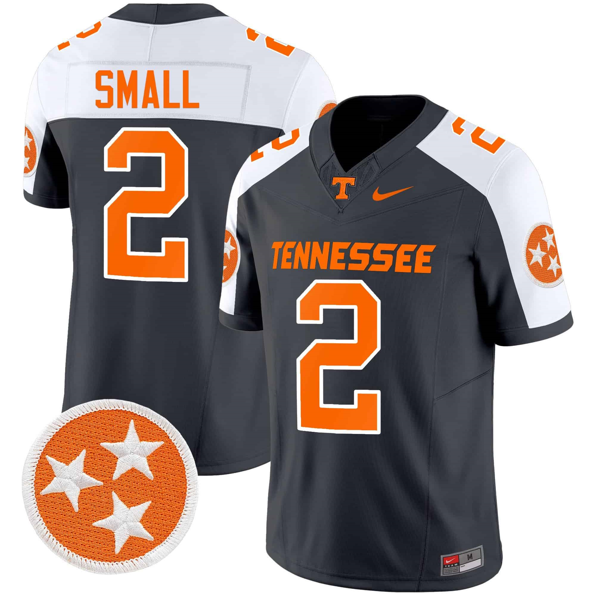 Tennessee Volunteers 2024 Vapor Limited   Jersey – All Stitched Grey Alternate #2 Jabari Small