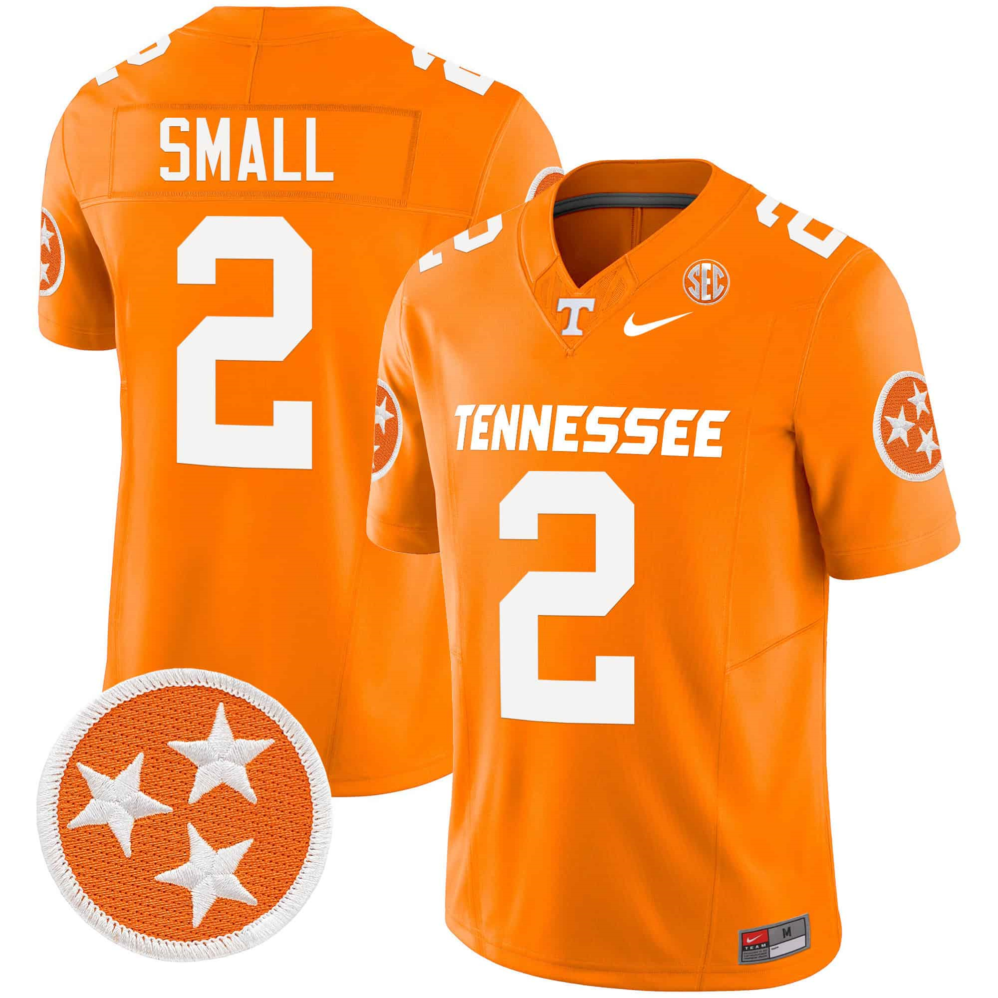 Tennessee Volunteers 2024 Vapor Limited   Jersey – All Stitched Orange #2 Jabari Small
